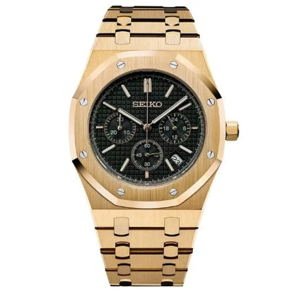 WATCH MOD ROYAL | CHRONO GOLD BLACK