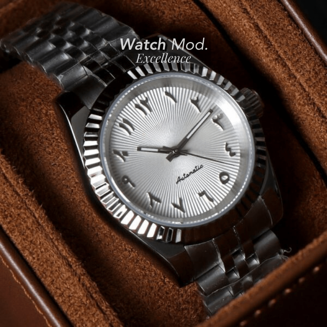 WATCH MOD JUST ARABIC DIAL | WHITE