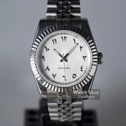 WATCH MOD JUST ARABIC DIAL | WHITE