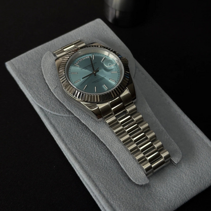 WATCH MOD JUST | DATE | ICE BLUE