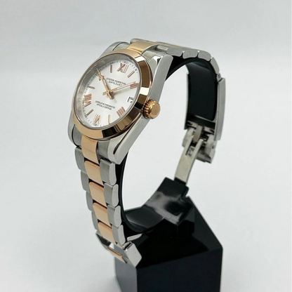 WATCH MOD OYSTEIKO | SILVER ROSE GOLD TWO TONE | OYSTER STRAP