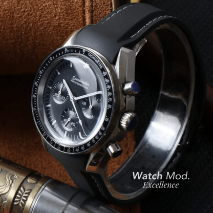 WATCH MOD SPEED | BLACK LEATHER