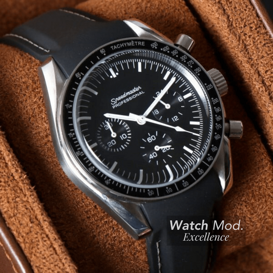 WATCH MOD SPEED | BLACK LEATHER