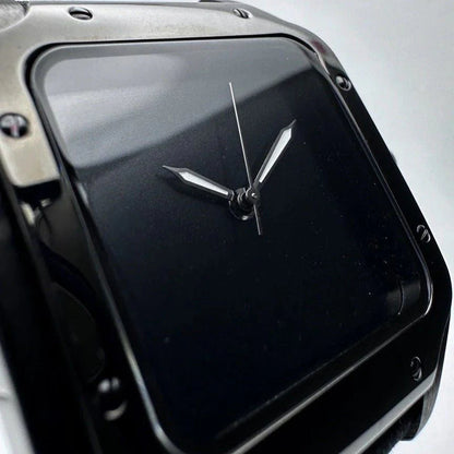 WATCH MOD SANTEIKO | FULL BLACK | LEATHER STRAP