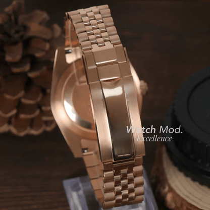 WATCH MOD JUST | ROSE GOLD CHOCOLATE