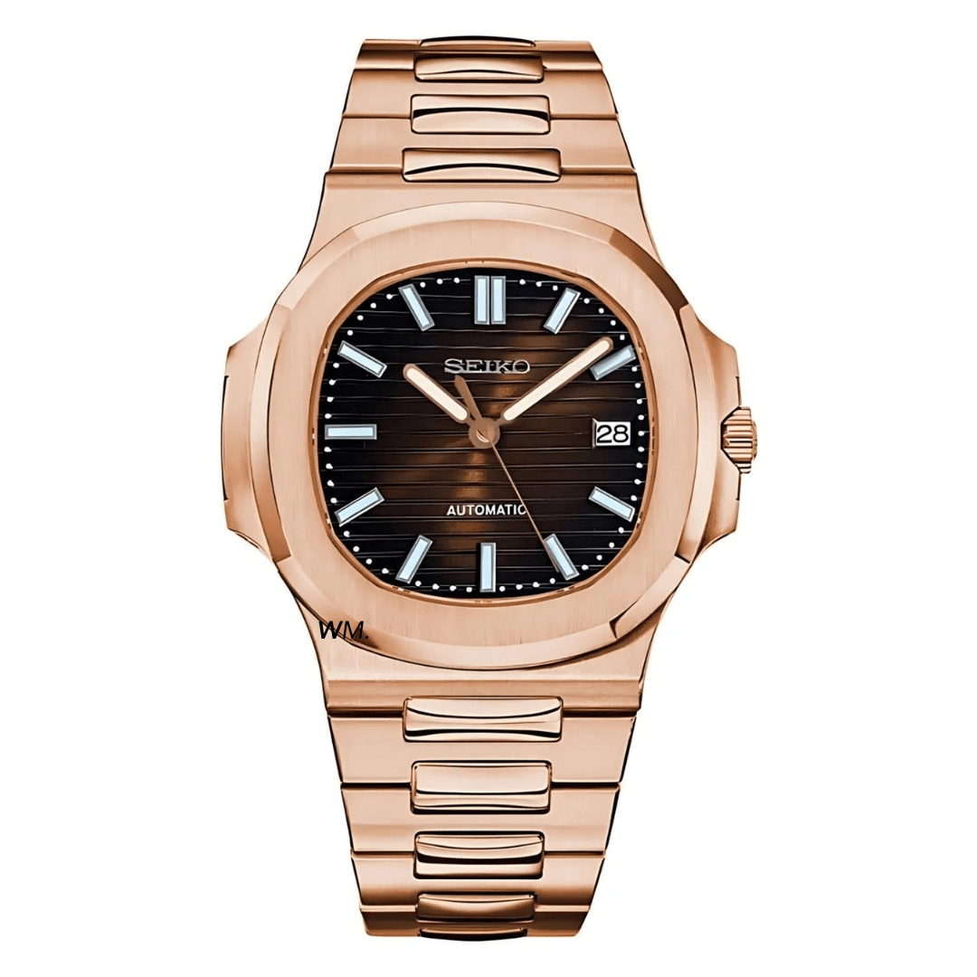WATCH MOD NAUTIKO | ROSE GOLD BROWN