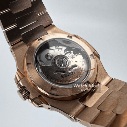WATCH MOD NAUTIKO | ROSE GOLD BROWN