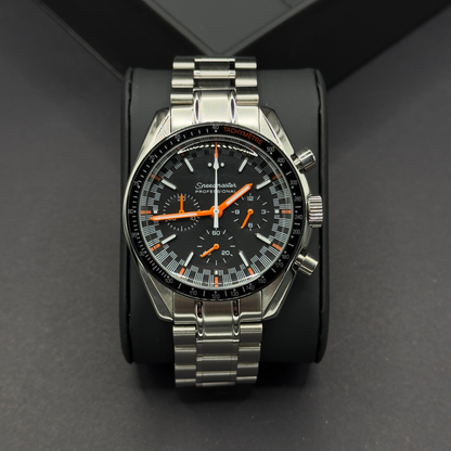 WATCH MOD SPEED | BLACK | ORANGE HANDS