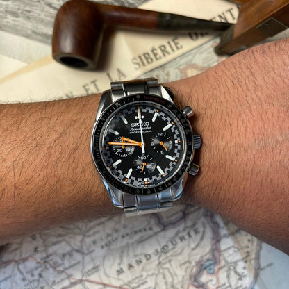 WATCH MOD SPEED | BLACK | ORANGE HANDS