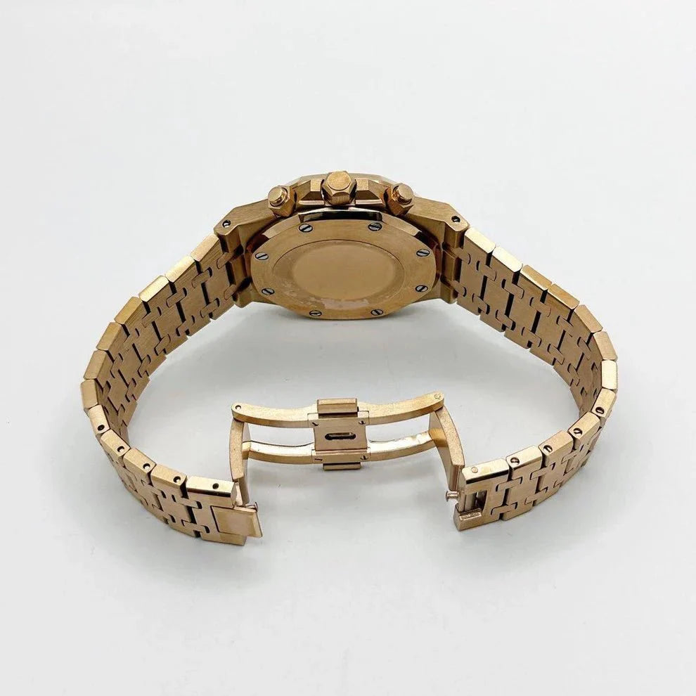 WATCH MOD ROYAL | CHRONO GOLD BLACK