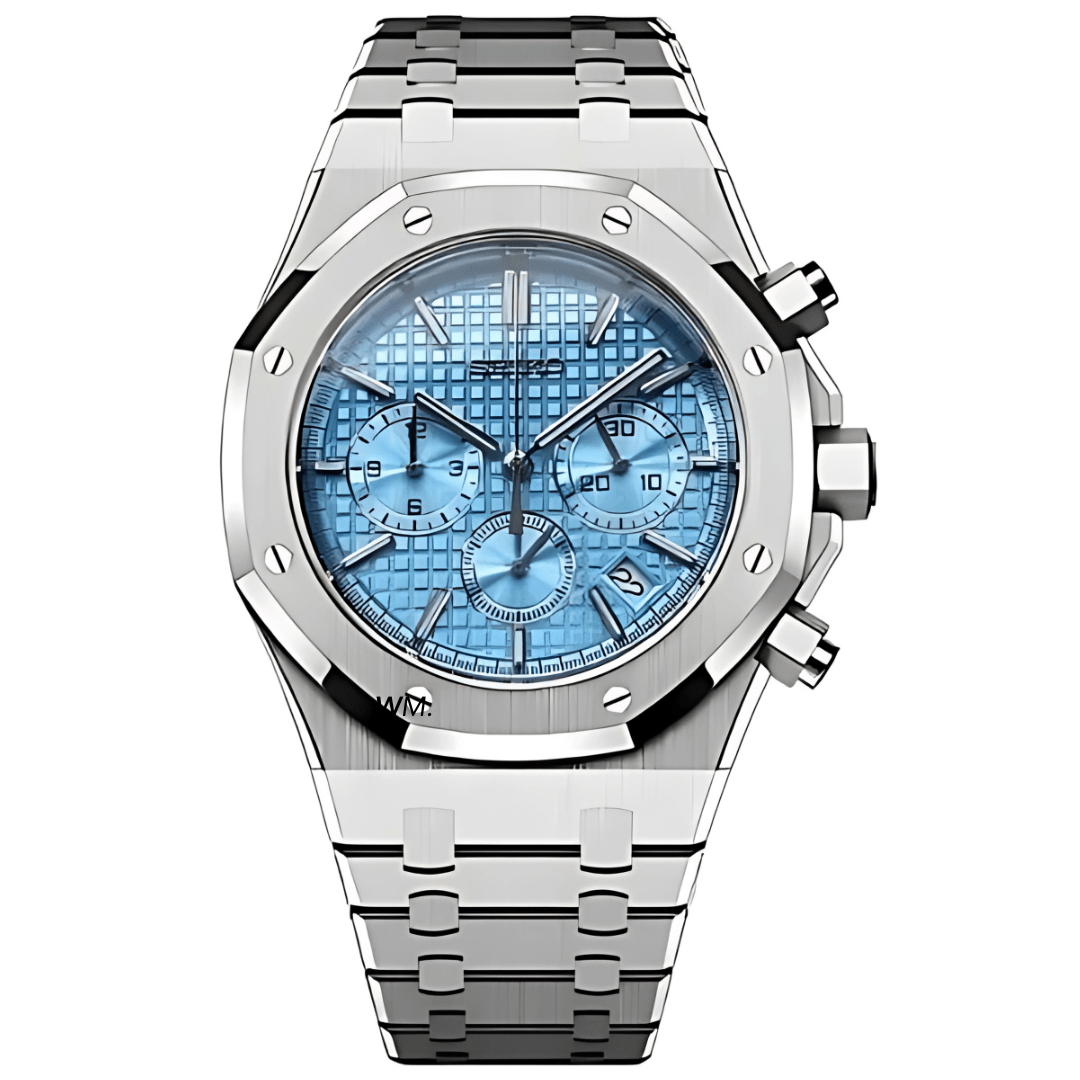 WATCH MOD ROYAL CHRONO | ICE BLUE