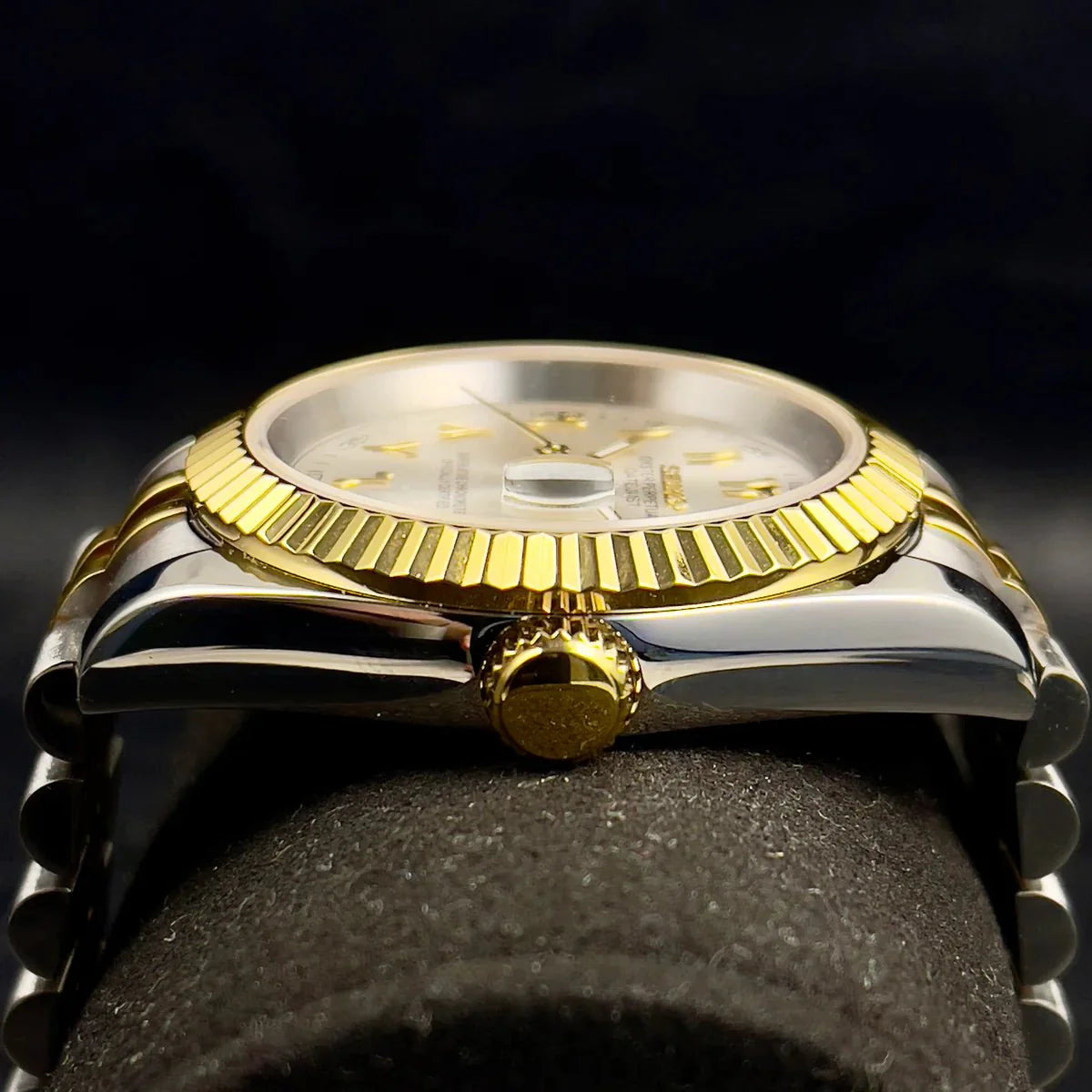 WATCH MOD JUST ARABIC DIAL | GOLD AND SILVER