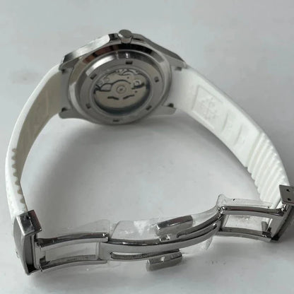 WATCH MOD AQUA | WHITE | SILICONE STRAP