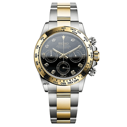 WATCH MOD SEITONA | SILVER GOLD TWO TONE | DIAMOND